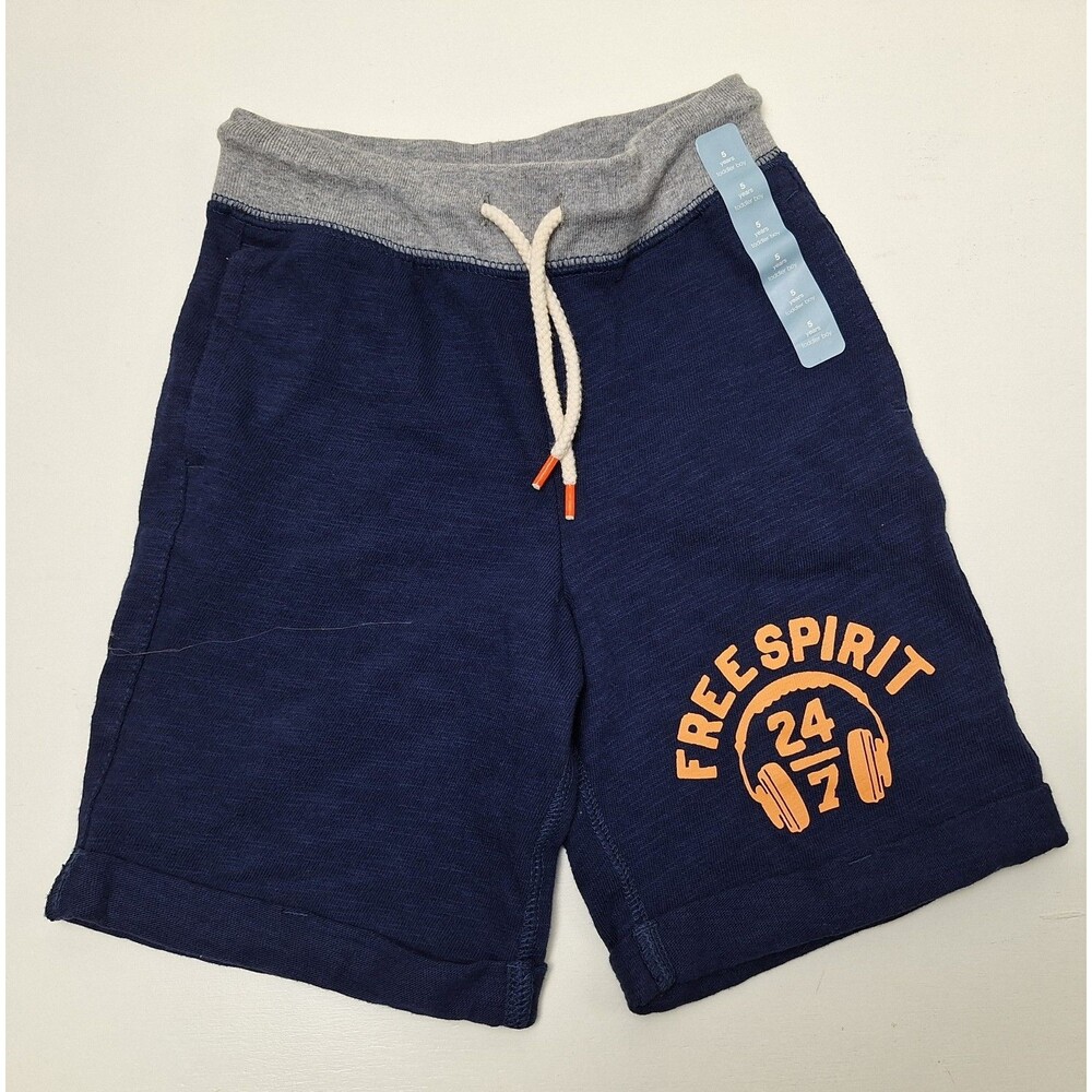 NOS! Baby Gap Pull-On Drawstring 100% Cotton Knit Shorts Toddler Boy 5